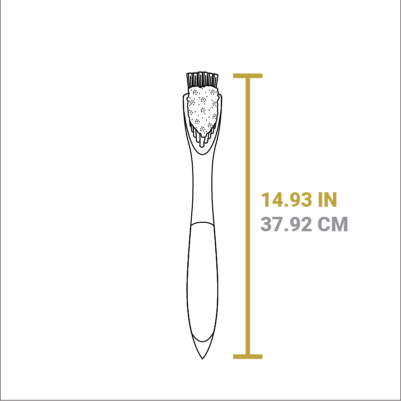 Lodge Heritage Corner & Groove Brush - Image 11