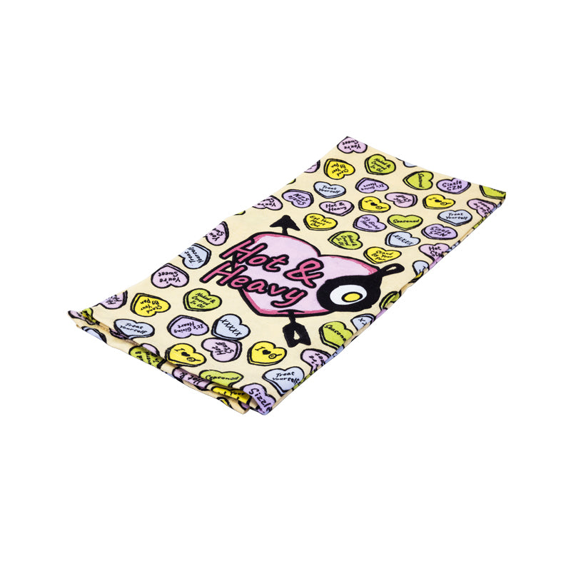 Lodge Heritage Conversation Heart Dish Towel