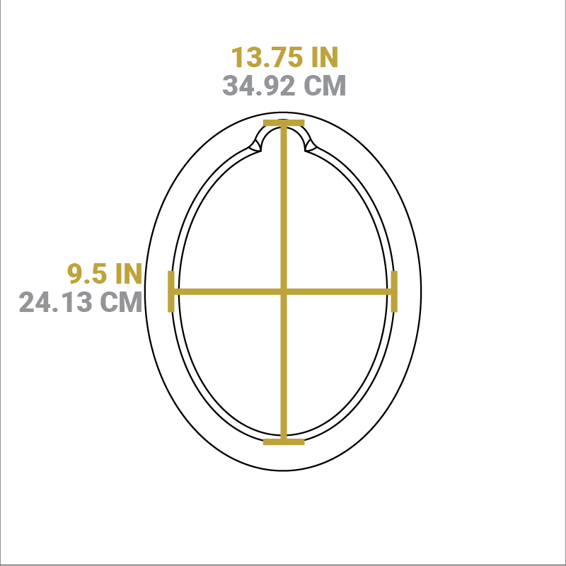 Lodge Heritage 13.25 Inch Jumbo Oval Walnut Wood Underliner - Image 6