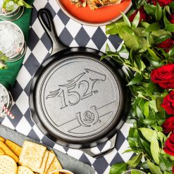 Lodge Heritage 10.25 Inch Seasoned Cast Iron Kentucky Derby Skillet