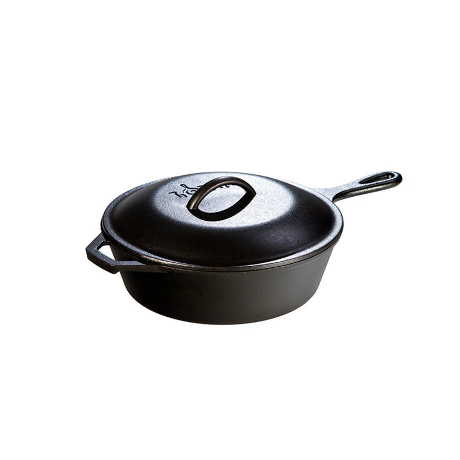 Lodge Heritage Cast Iron Covered Deep Skillet - Image 21