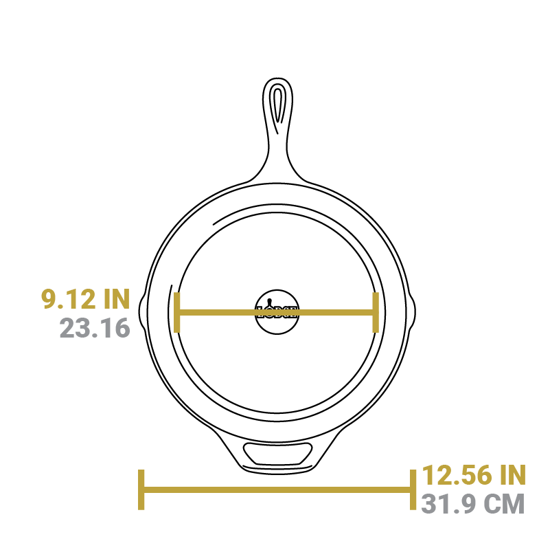 Lodge Heritage American Road Trip: 12 Inch Seasoned Cast Iron Skillet, Rhode Island - Image 5