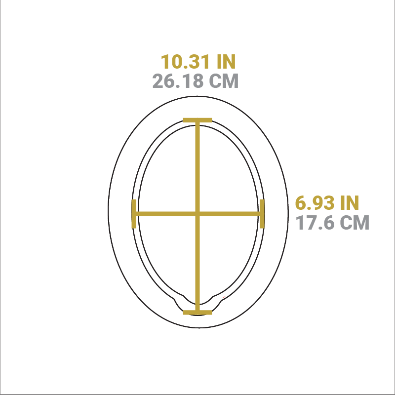 Lodge Heritage Oval Wood Underliner - Image 8
