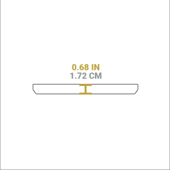 Alternative view of Lodge Heritage 10 Ounce Rectangular Walnut Wood Underliner