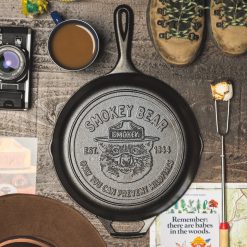Lodge Heritage 10.25 Inch Seasoned Cast Iron Smokey Bear Skillet