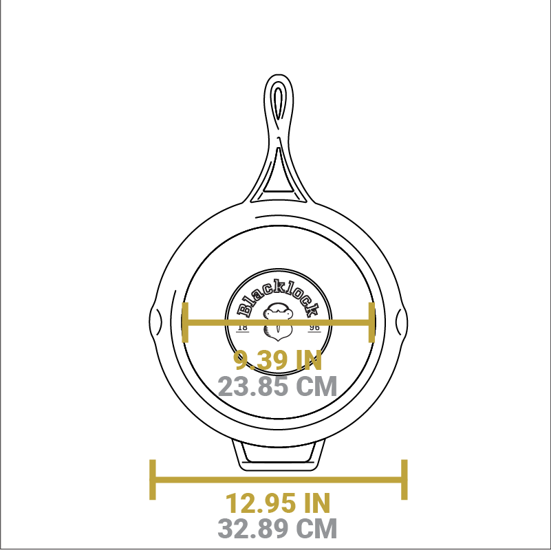 Lodge Heritage Blacklock Lightweight Cast Iron Skillet Set - Image 10
