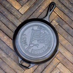 Lodge Heritage 10.25 Inch Seasoned Cast Iron American Flag Skillet