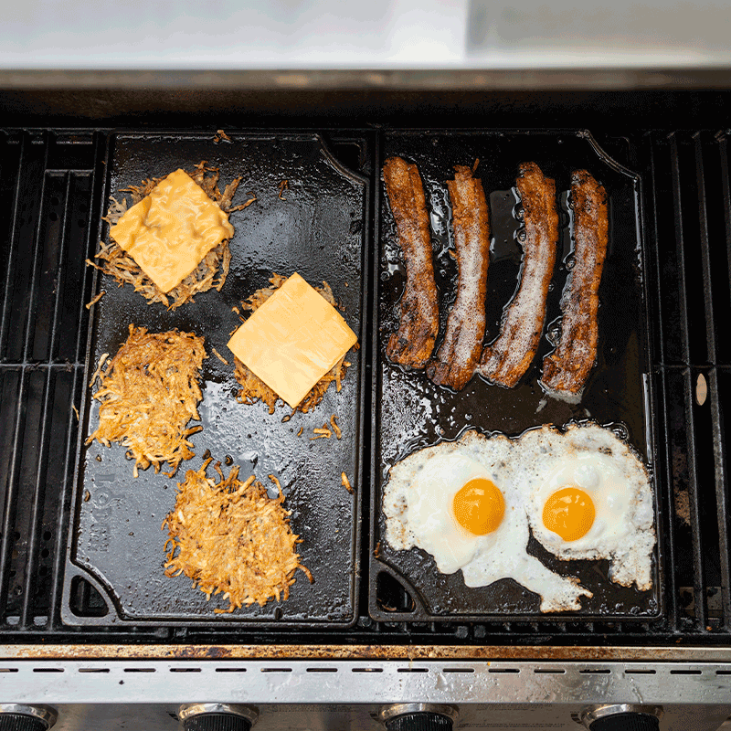 Lodge Heritage 16.75 x 9.5 Inch Double Play Reversible Grill/Griddle - Image 5
