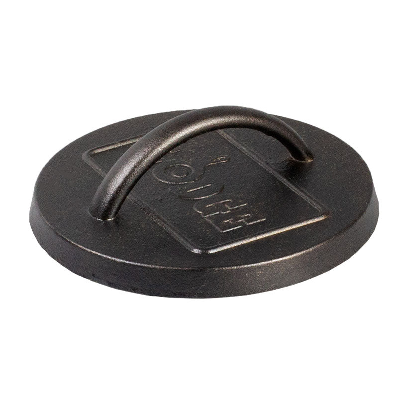 Lodge Heritage 6.25 Inch Seasoned Cast Iron Burger Press - Image 9