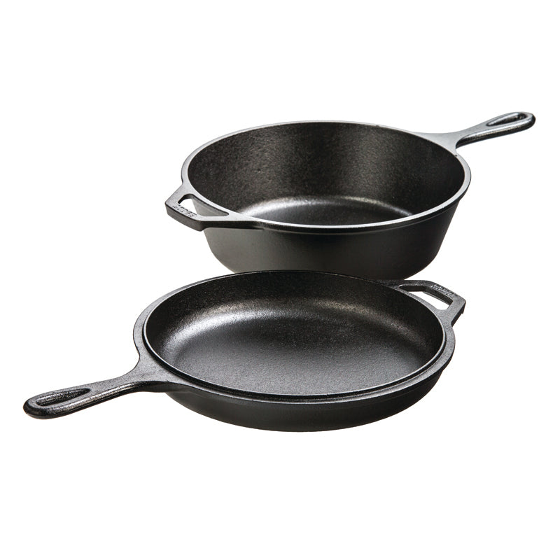 Lodge Heritage 3.2 Quart Seasoned Cast Iron Combo Cooker - Image 16