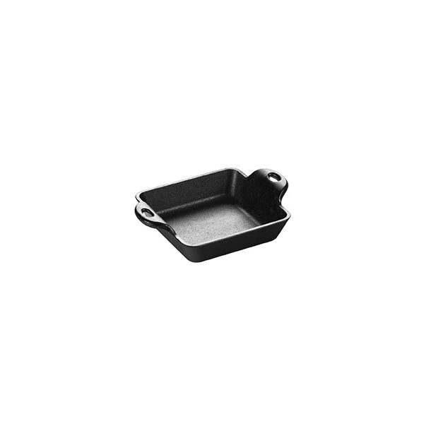 Lodge Heritage Heat-Treated 10 Ounce Square Cast Iron Mini Server - Image 7