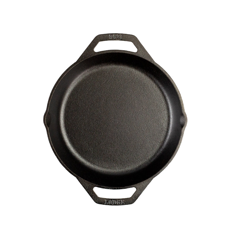 Lodge Heritage Wanderlust 10.25 Inch Cast Iron Dual Handle Camper Pan - Image 3