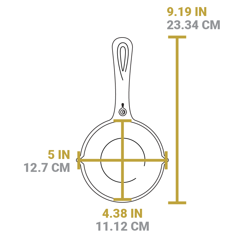 Lodge Heritage Seasoned Cast Iron Melting Pot - Image 5
