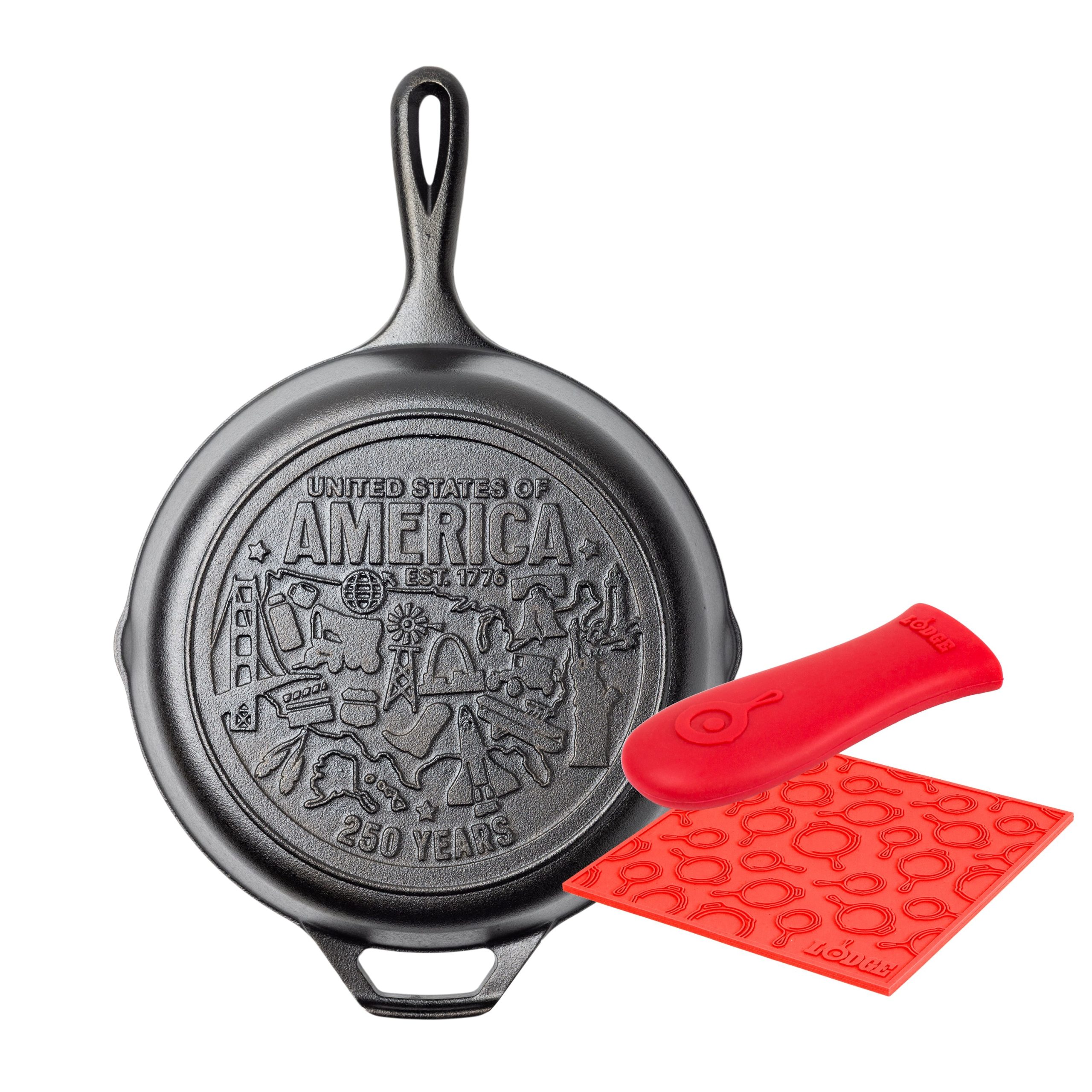 Lodge Heritage American Icons Skillet & Accessories Set