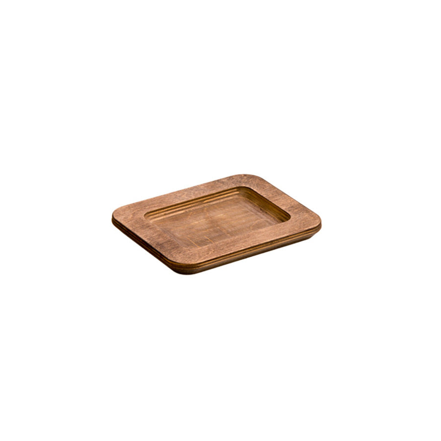 Lodge Heritage 10 Ounce Rectangular Walnut Wood Underliner - Image 5
