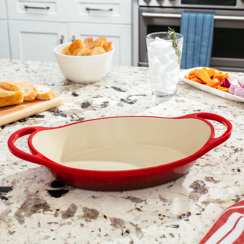 Lodge Heritage Enameled Oval Casserole - Image 3