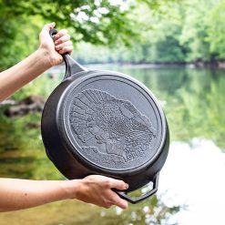 Lodge Heritage Wildlife Series™ 13.25 Inch Cast Iron Turkey Skillet