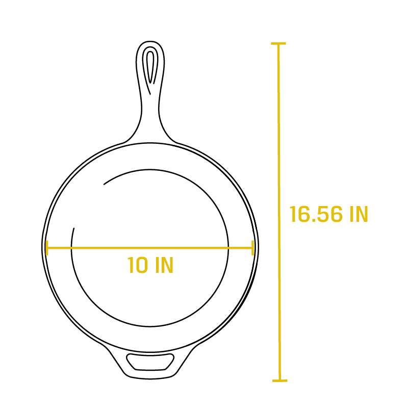Lodge Heritage Cast Iron Deep Skillet - Image 4