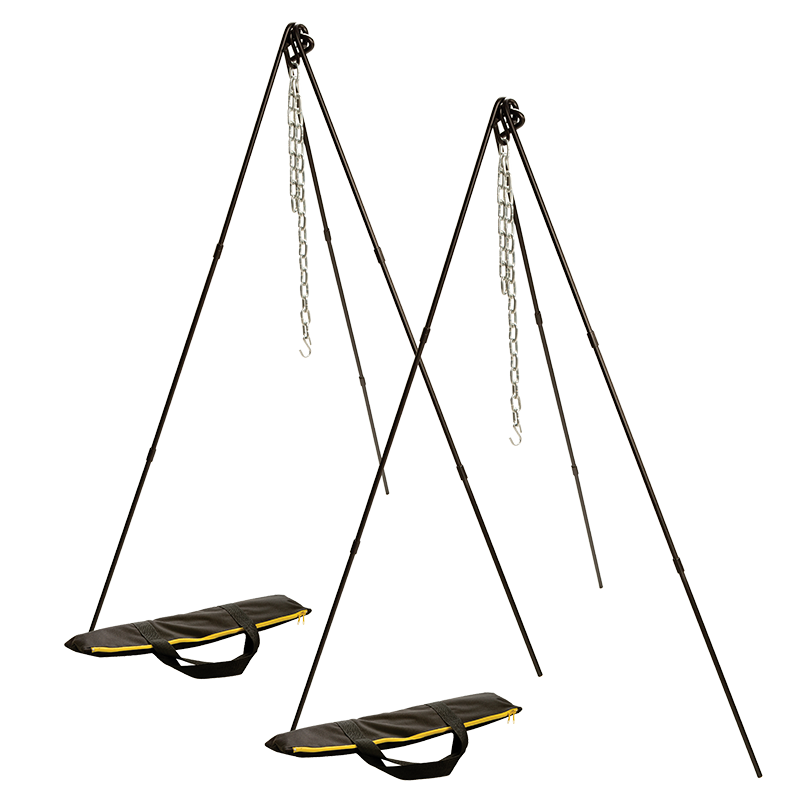 Lodge Heritage Adjustable Camp Tripod, 2 Pack