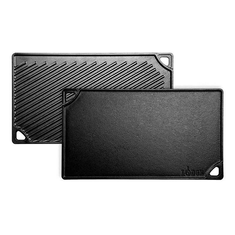 Lodge Heritage 16.75 x 9.5 Inch Double Play Reversible Grill/Griddle - Image 2