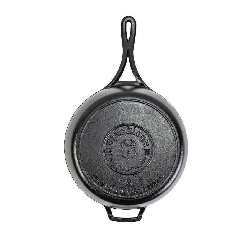 Lodge Heritage Blacklock 4 Quart Lightweight Cast Iron Deep Skillet With Lid - Image 13