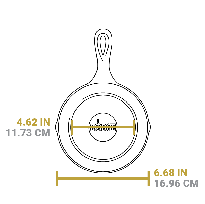 Lodge Heritage Classic Cast Iron Skillets - Image 2
