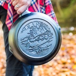 Lodge Heritage Wildlife Series™ 8 Inch Cast Iron Duck Skillet