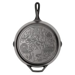 Lodge Heritage American Road Trip: 12 Inch Seasoned Cast Iron Skillet, New Jersey