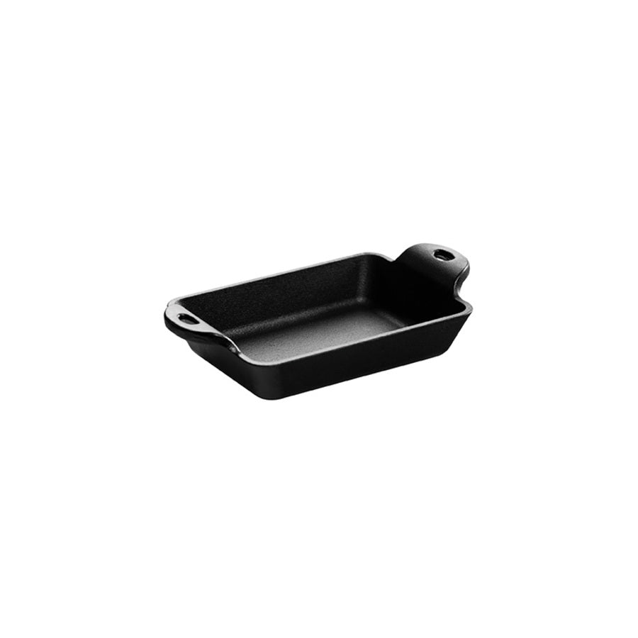 Lodge Heritage Heat-Treated 10 Ounce Rectangular Cast Iron Mini Server - Image 6