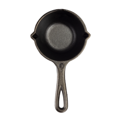 Alternative view of Lodge Heritage Cast Iron Melting Pot and Silicone Brush