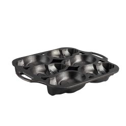 Alternative view of Lodge Heritage Skull Mini Cake Pan