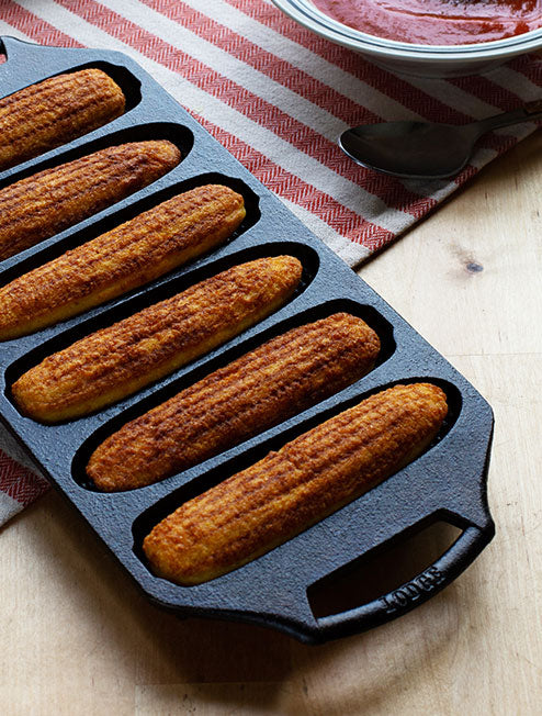 Lodge Heritage Seasoned Cast Iron Cornstick Pan - Image 3