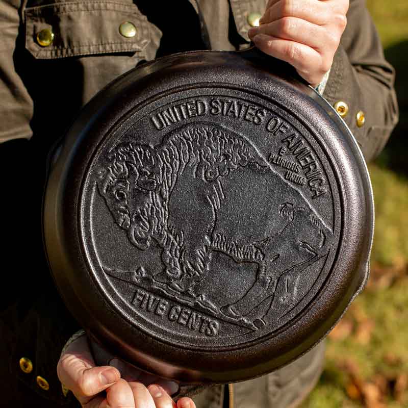 Lodge Heritage Buffalo Nickel Skillet - Image 7