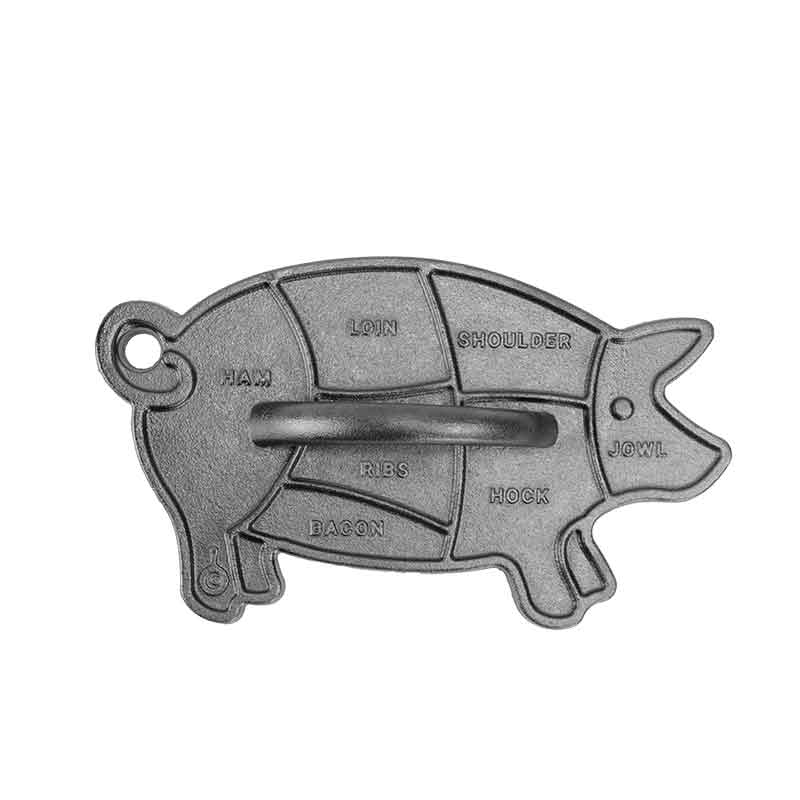 Lodge Heritage Seasoned Cast Iron Pig Press - Image 2