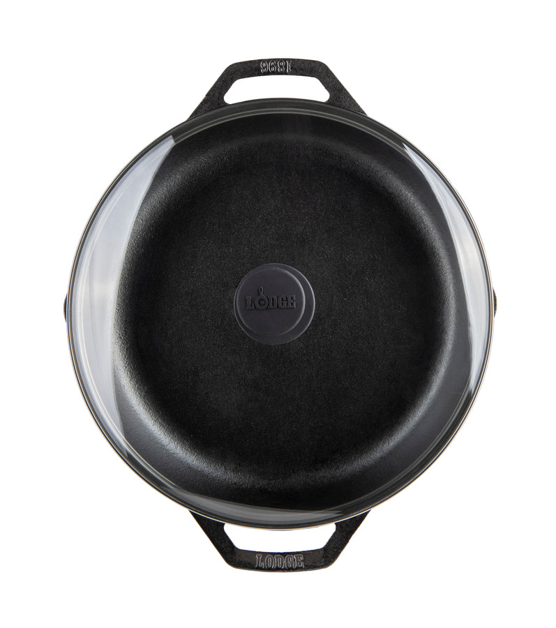 Lodge Heritage Chef Collection 12 Inch Cast Iron Everyday Pan - Image 2