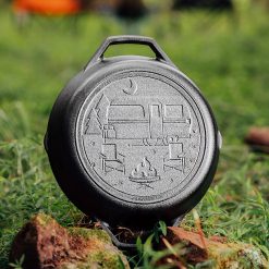 Lodge Heritage Wanderlust 10.25 Inch Cast Iron Dual Handle Camper Pan