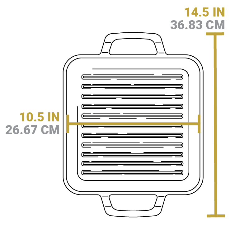 Lodge Heritage Chef Collection Square Grill Pan - Image 6