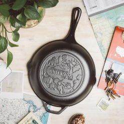 Alternative view of Lodge Heritage Lodge Heritage Chef Collection 10 Inch Seasoned Cast Iron Skillet, USA Frontier