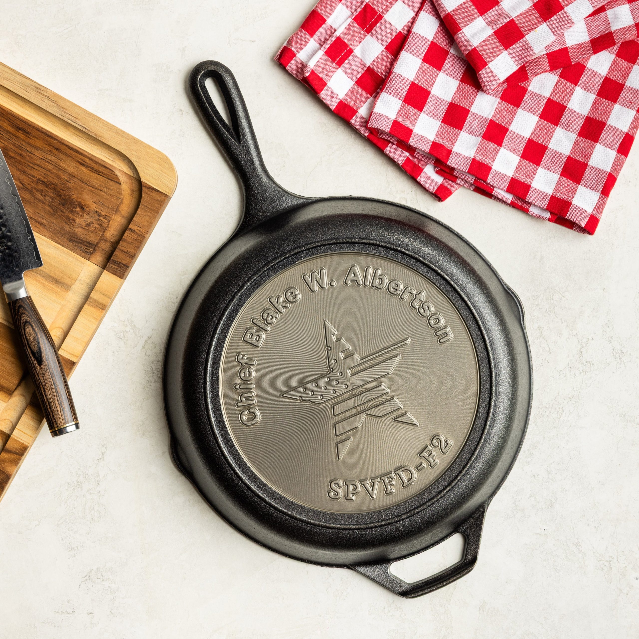 Lodge Heritage Custom Engraved Honor Skillet - Image 7