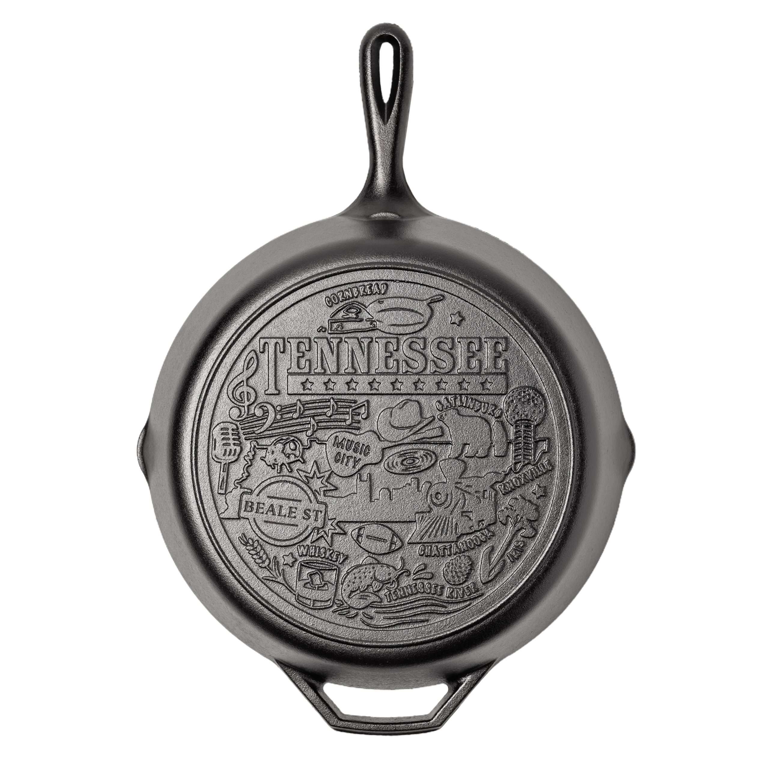 Lodge Heritage American Road Trip: 12 Inch Seasoned Cast Iron Skillet, Tennessee - Image 6