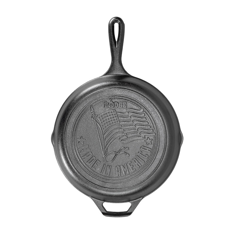 Lodge Heritage 10.25 Inch Seasoned Cast Iron American Flag Skillet - Image 3