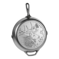 Lodge Heritage Wildlife Series™ 12 Inch Cast Iron Elk Skillet