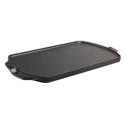 Lodge Heritage 19 x 9.5 Inch Seasoned Cast Iron Reversible Grill/Griddle