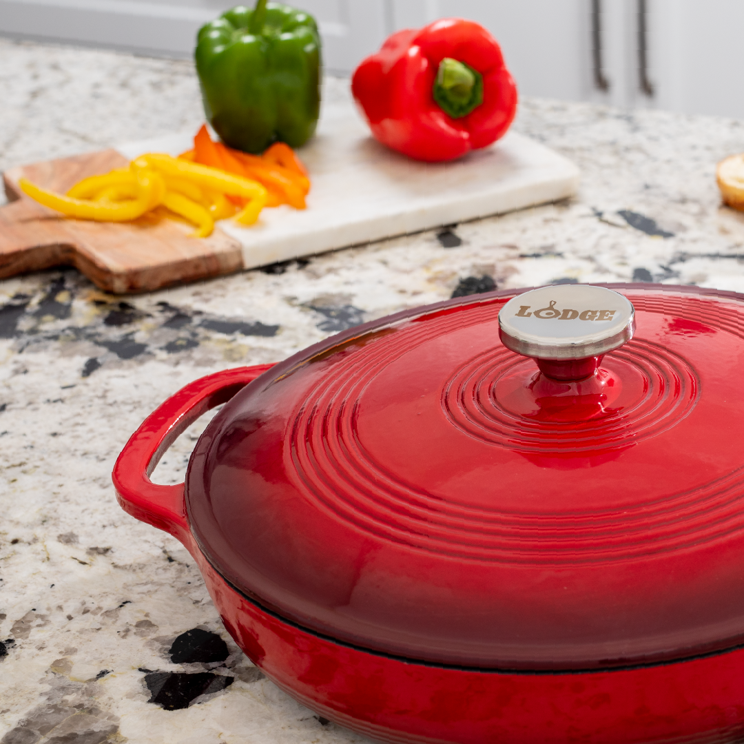 Lodge Heritage Essential Enamel Braiser - Image 20