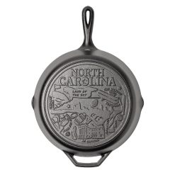Lodge Heritage American Road Trip: 12 Inch Seasoned Cast Iron Skillet, North Carolina